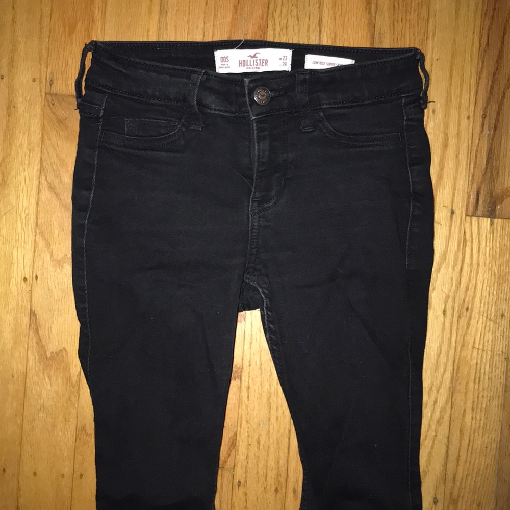 hollister black jeans